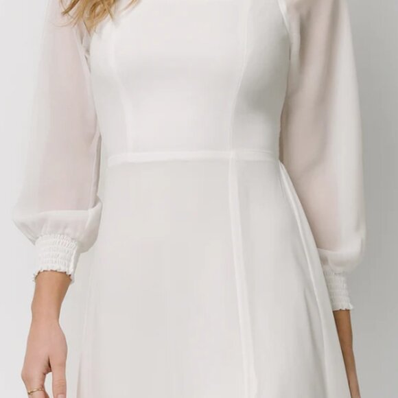 Baltic Born "Giselle Maxi Dress" - White, Sz Medium - Picture 3 of 7